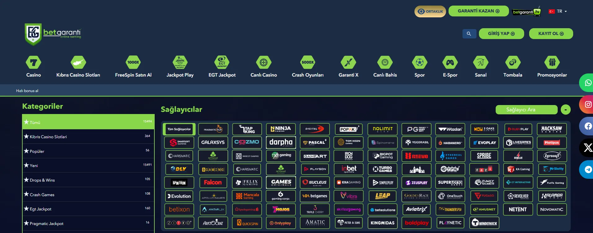 BetGaranti mobil deneyimi